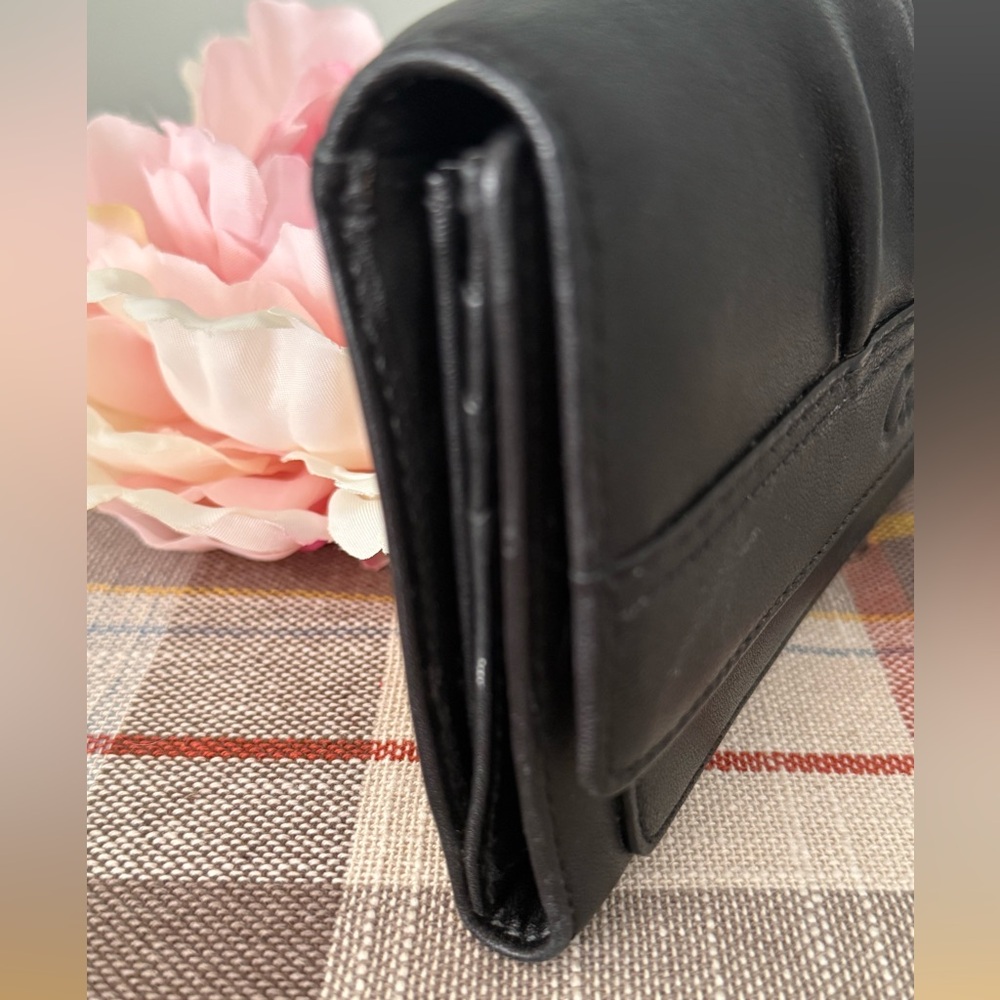 Coach Vintage Soho Leather Pleated Trifold Wallet - Crossbody - Picture 10 of 14